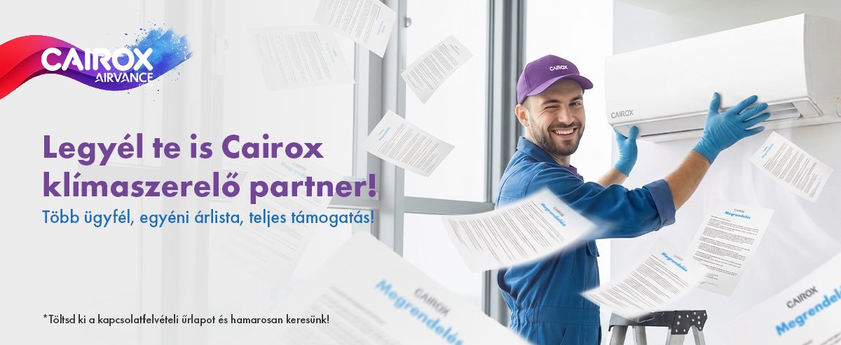 Cairox klíma kampány 2026 május